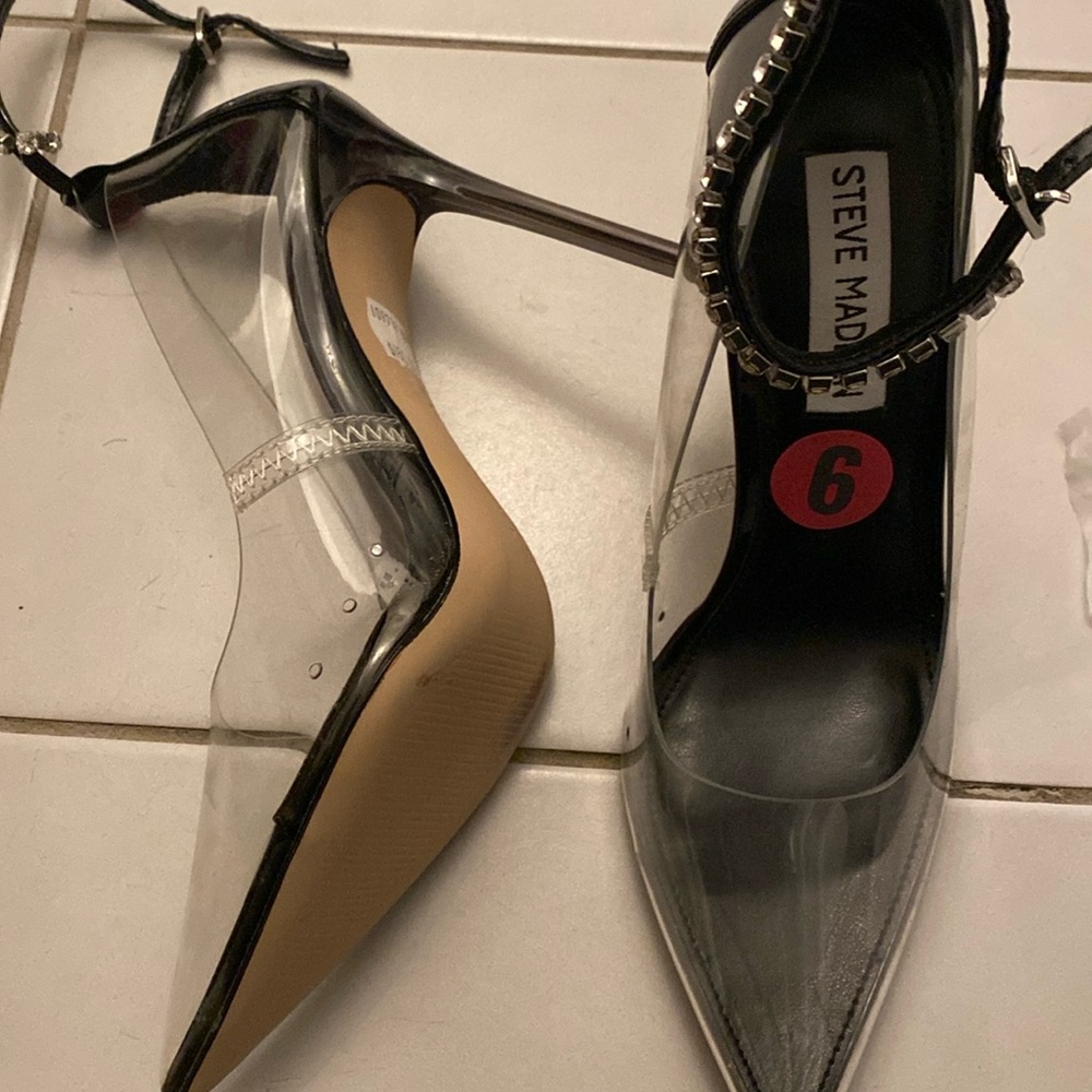 Nine West Heel - Clear - almost brand new